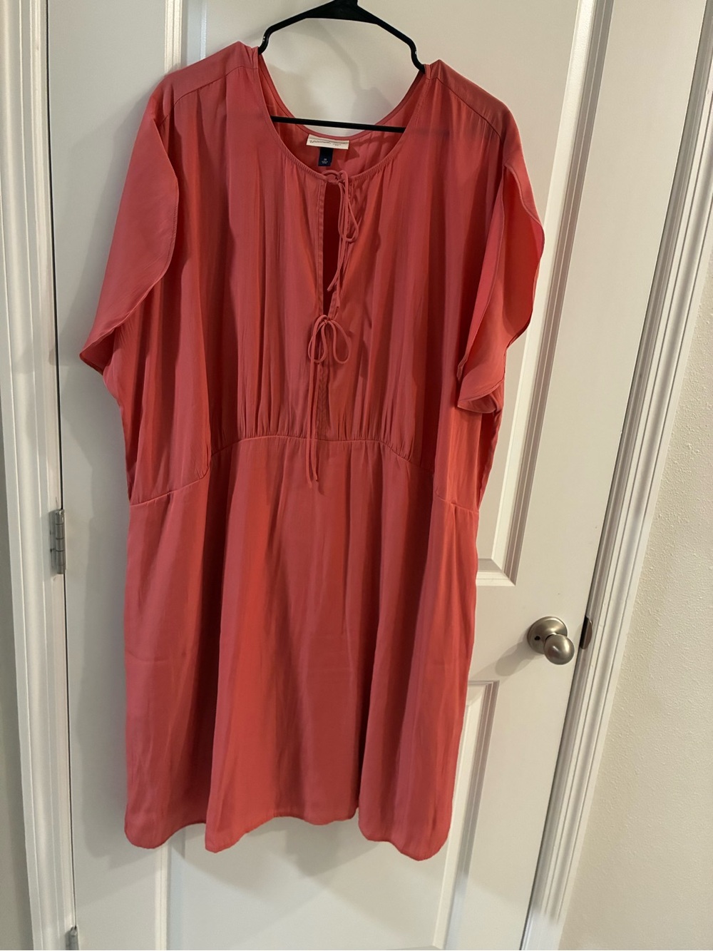 Universal Thread Tie-Front Flutter
Short Sleeve Mini A-Line Dress 3XL